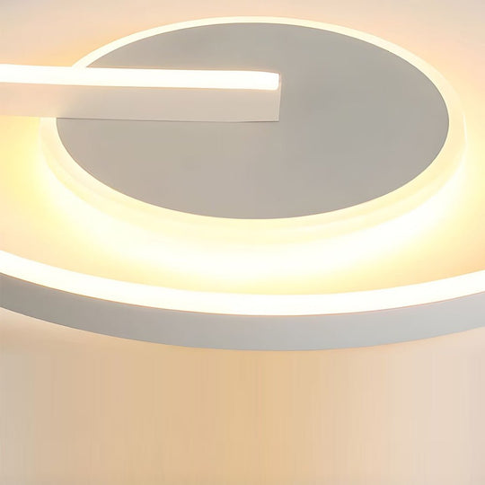 Modern Open Ring LED Circle Flush Mount Ceiling Light