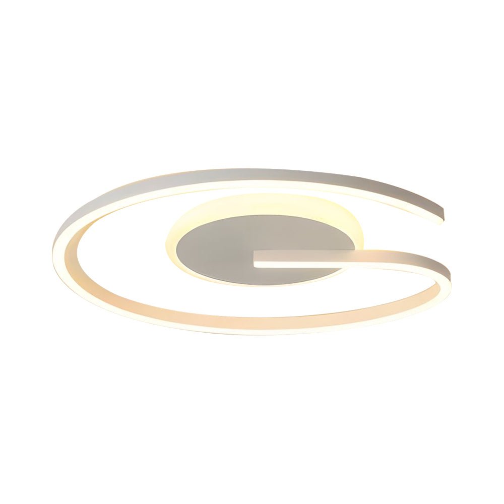 Modern Open Ring LED Circle Flush Mount Ceiling Light