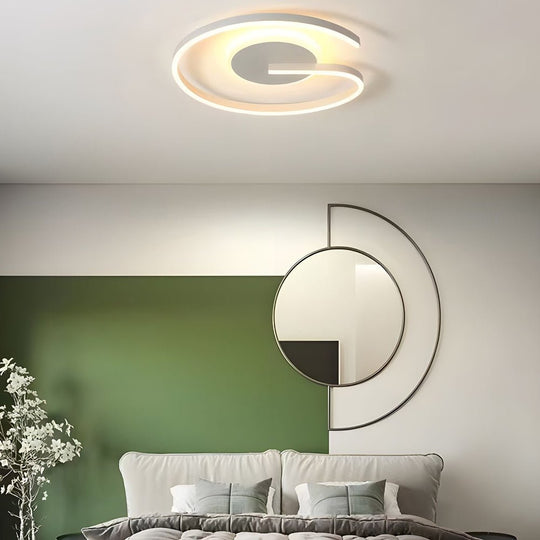 Modern Open Ring LED Circle Flush Mount Ceiling Light