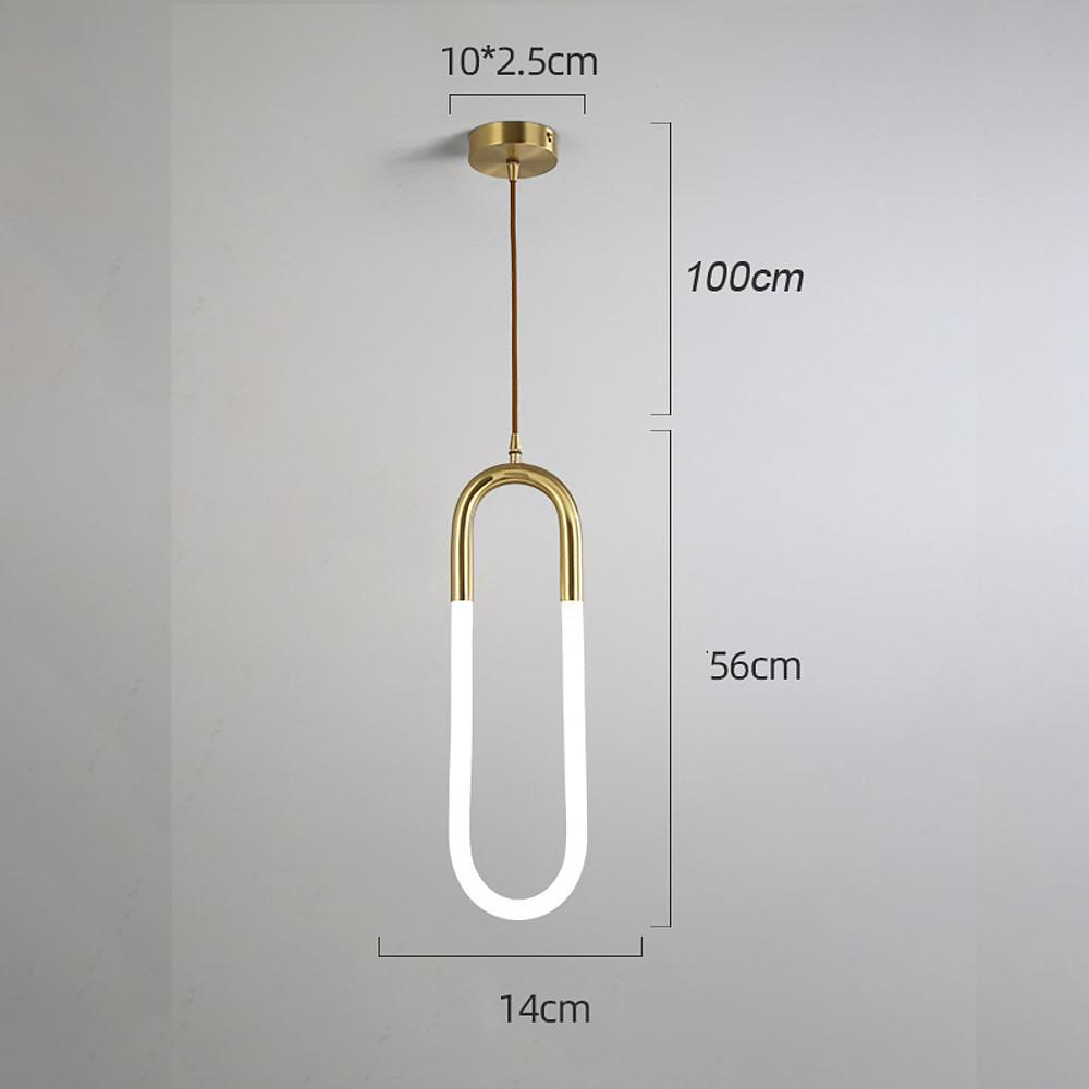 Rounded Rectangle Modern LED Ceiling Pendant Light