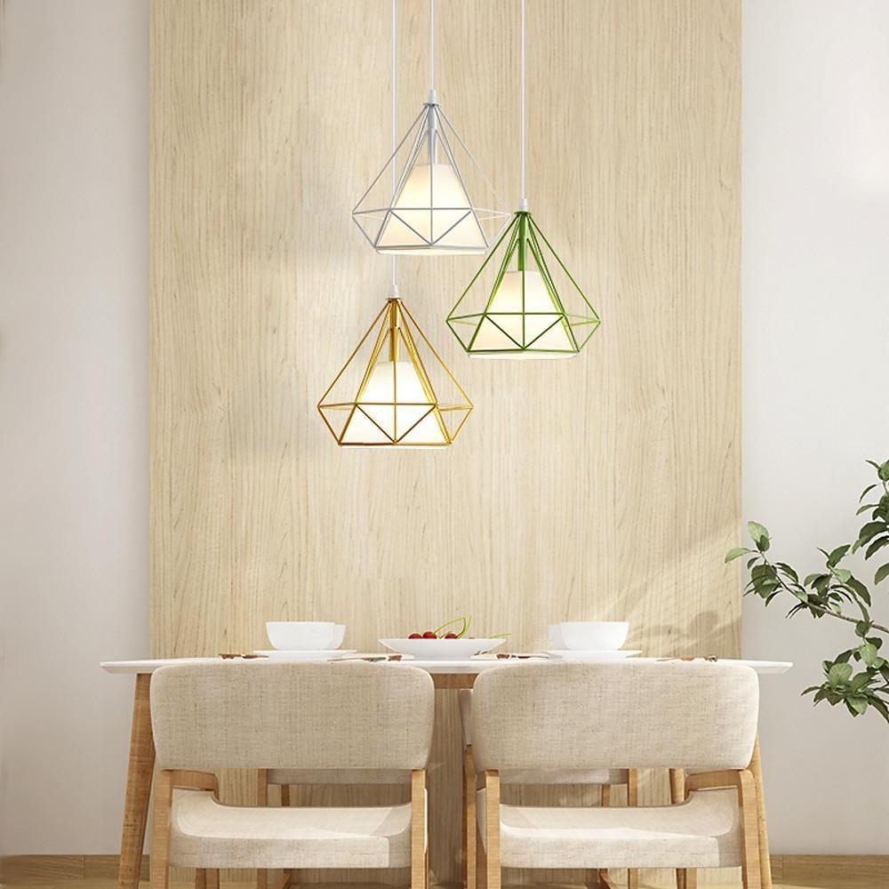 Geometric Metal LED Country Pendant Light