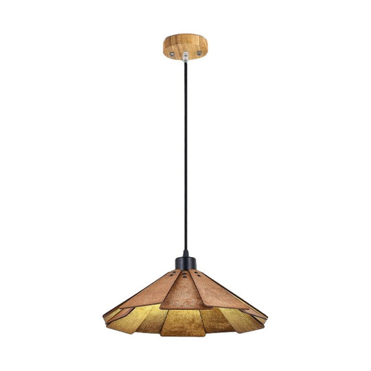 Wood Japanese Wabi-Sabi Retro Nordic Chandelier Dining Room Light Fixture