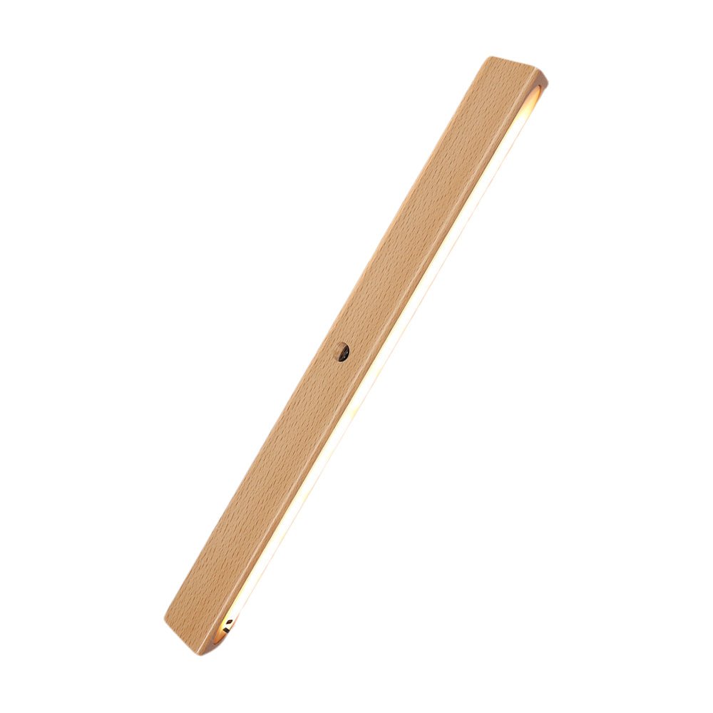Wood Rectangle Motion Sensor Magnetic Cabinet Light