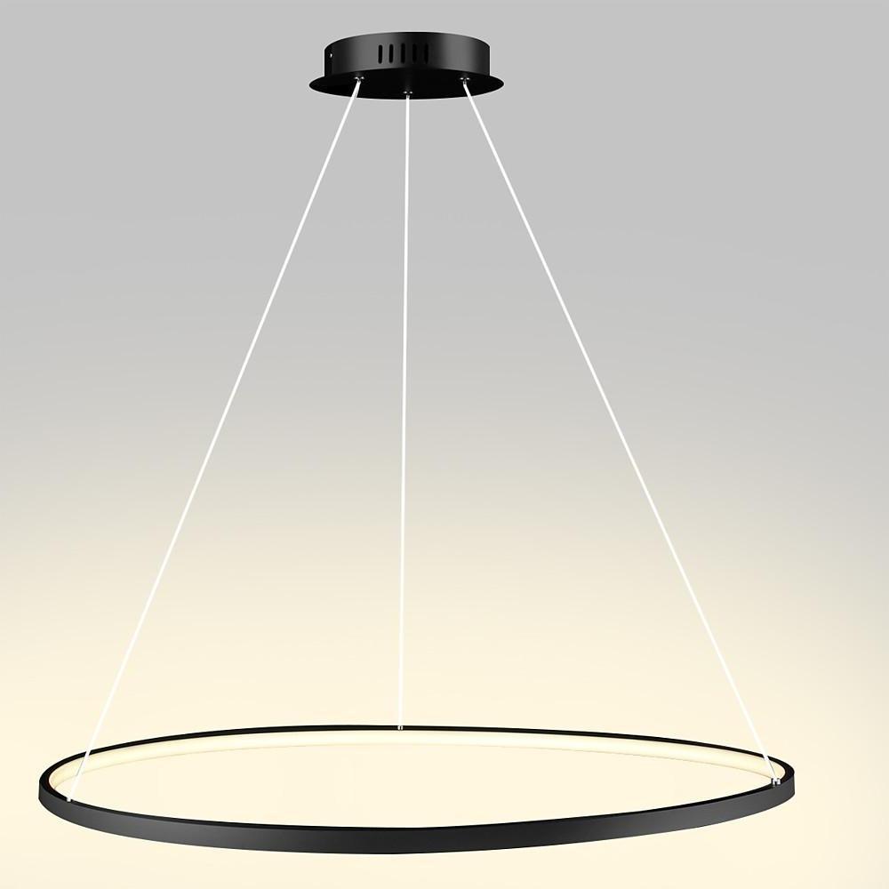 Round Geometric 30 W Single-Ring Integrated LED Pendant – Modern & Dimmable