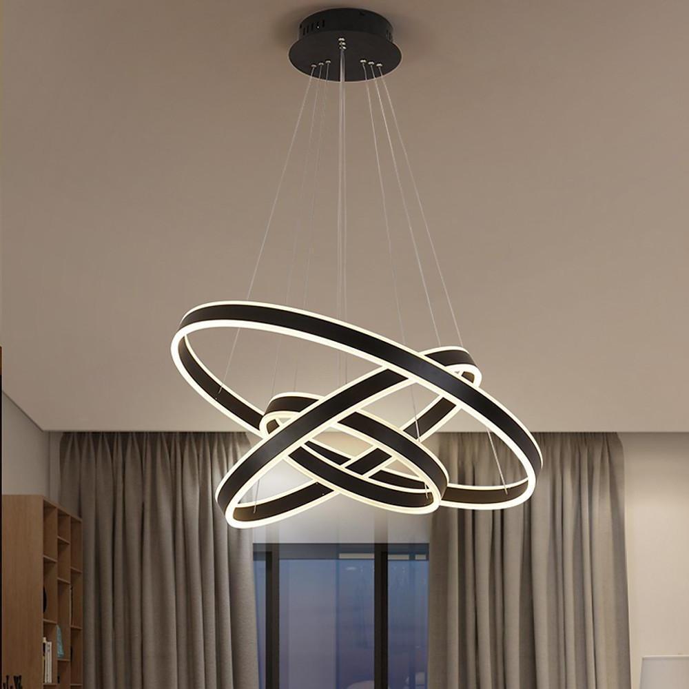 3 Circles Interweaved LED Modern Pendant Chandelier