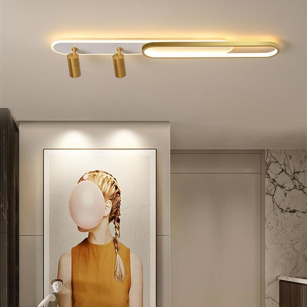 Spotlight Rectangles – Metal Modernist Flush Mount LED Ceiling Light