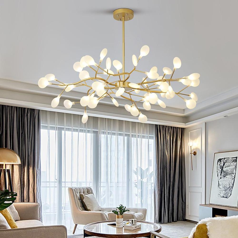LED Firefly – Sputnik Chandelier Modern Hanging Ceiling Light