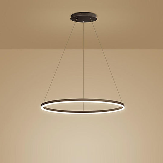 Circle LED Modern Chandelier Pendant Light