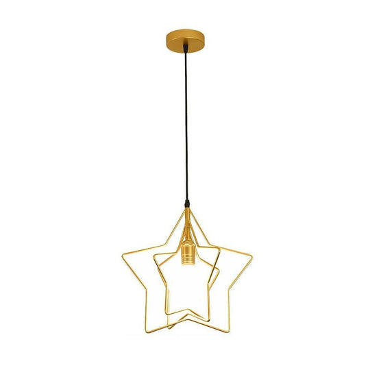 Multiple Star Shaped LED Modern Pendant Light