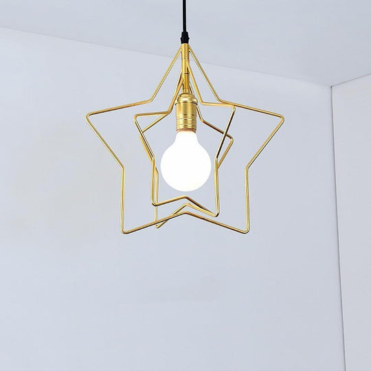 Multiple Star Shaped LED Modern Pendant Light