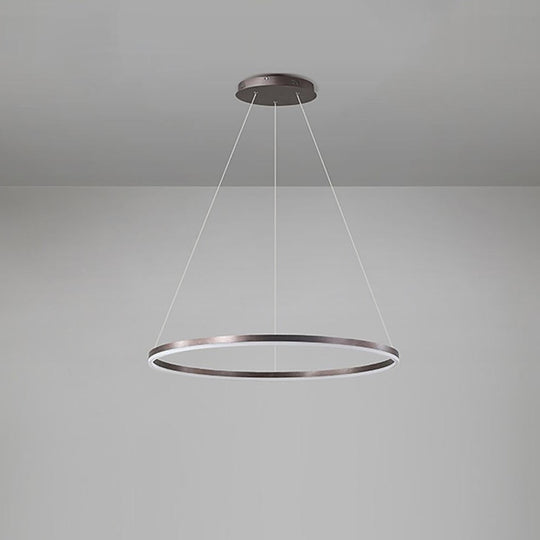 Circle LED Modern Chandelier Pendant Light