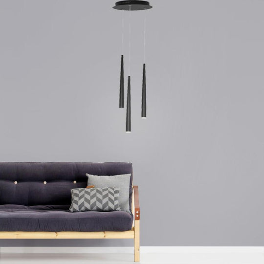 Chic Modern Metal Acrylic Rustic Chandelier