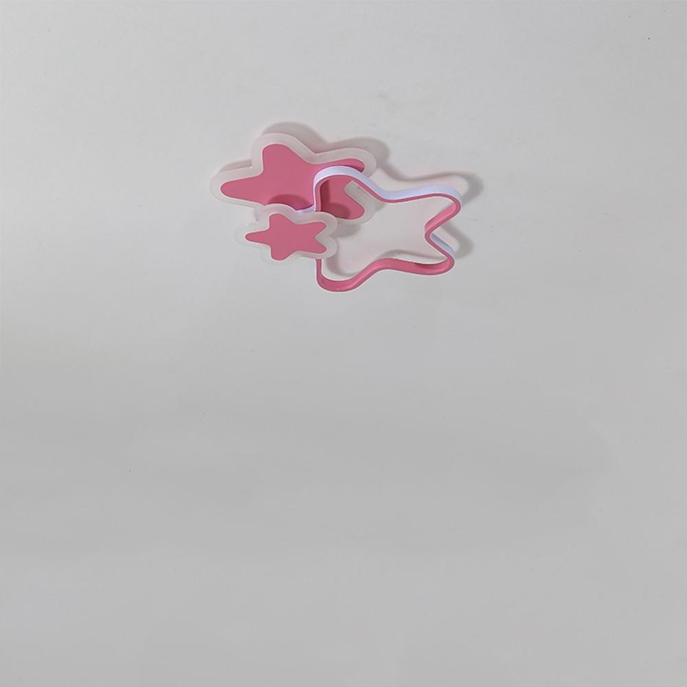 Triple Star Flush Mount LED Ceiling Light