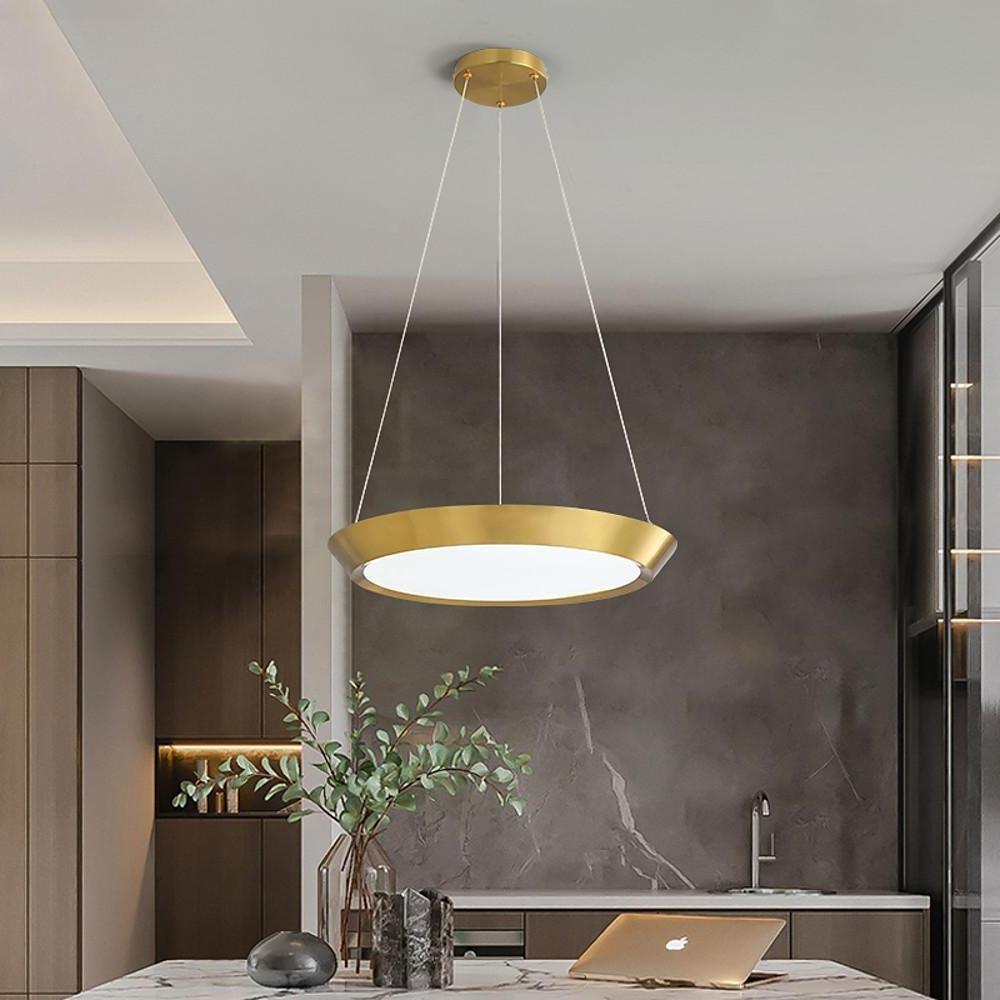 Circle LED Pendant Light for Kitchen and Dining Spaces