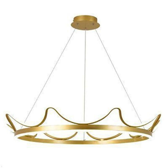 Crown Shaped LED Modern Dining Room Chandelier