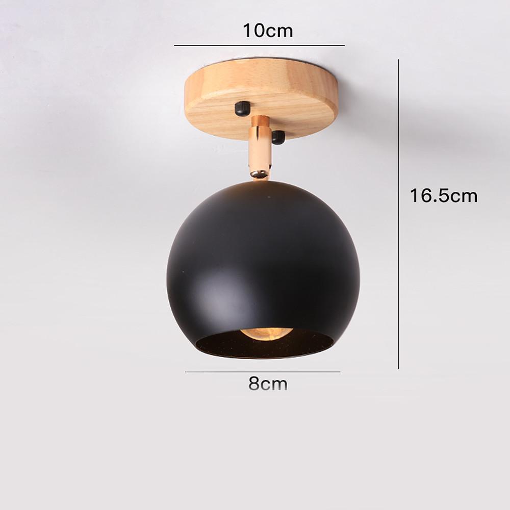 Semicircular Metal LED Rustic Adjustable Pendant Light
