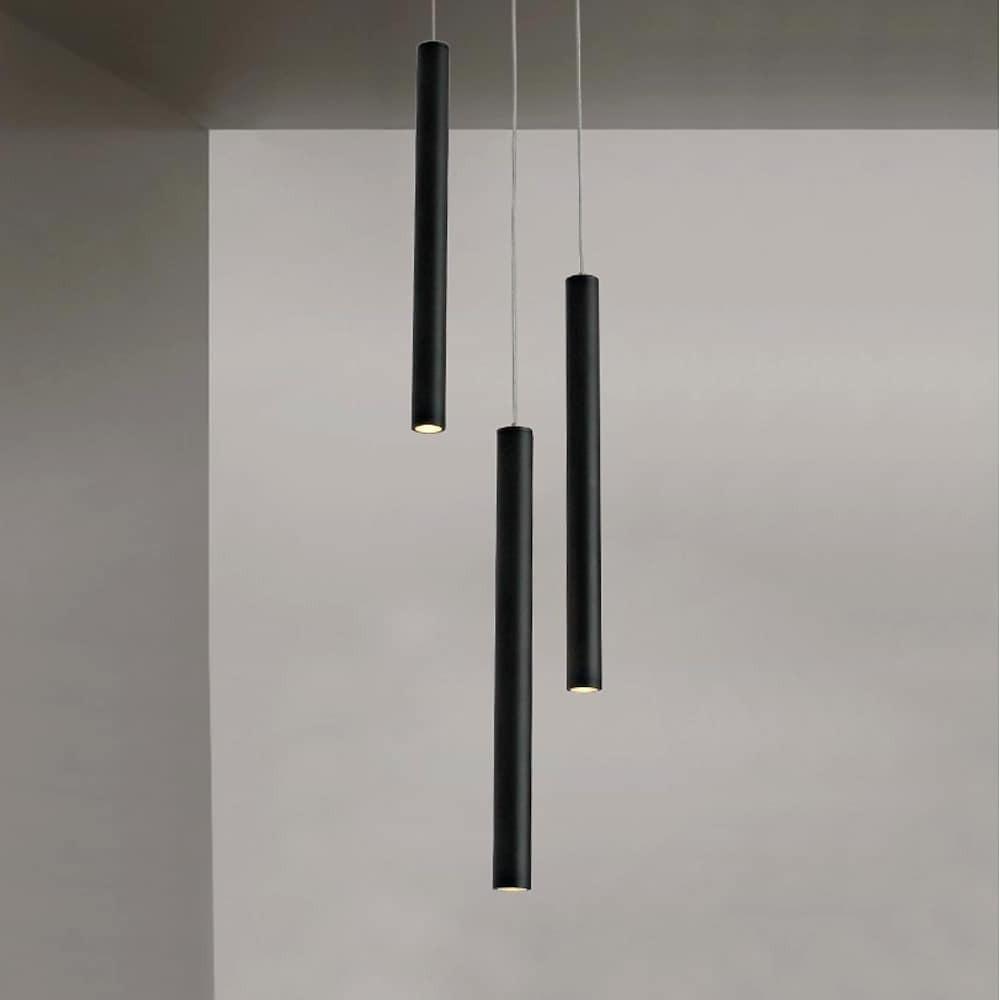 3-Piece Kitchen Island Pendant Lighting with Adjustable LED Lights