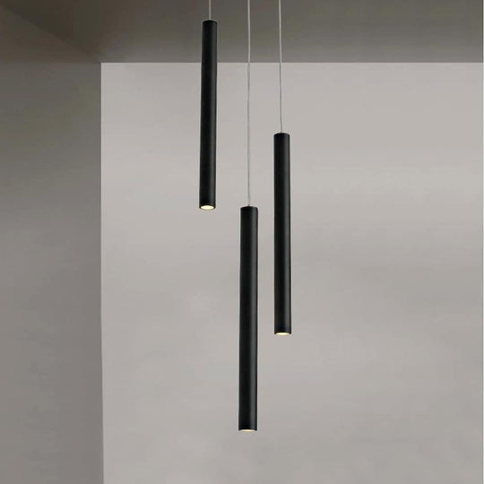 3-Piece Kitchen Island Pendant Lighting with Adjustable LED Lights