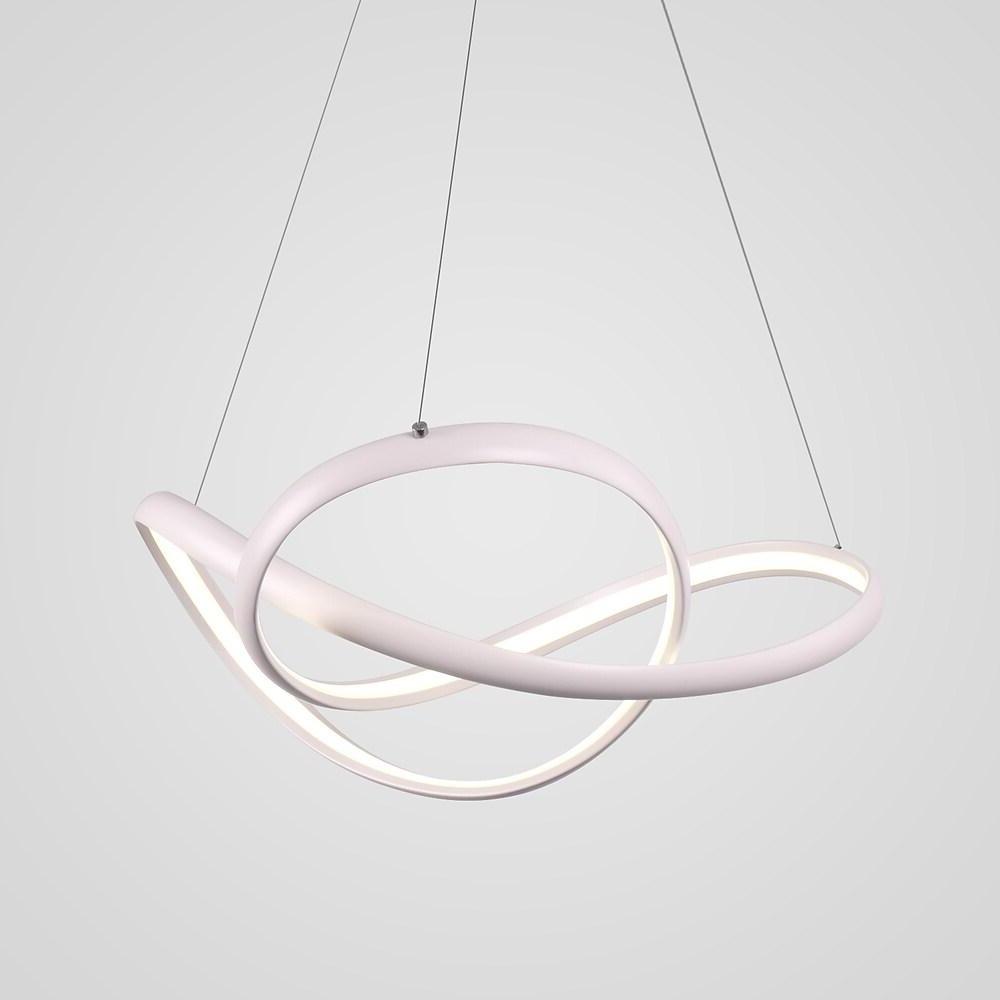 Abstract Waves Modern Style LED Pendant Light for Kitchen Dining and Living Rooms
