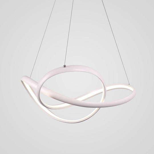 Abstract Waves Modern Style LED Pendant Light for Kitchen Dining and Living Rooms