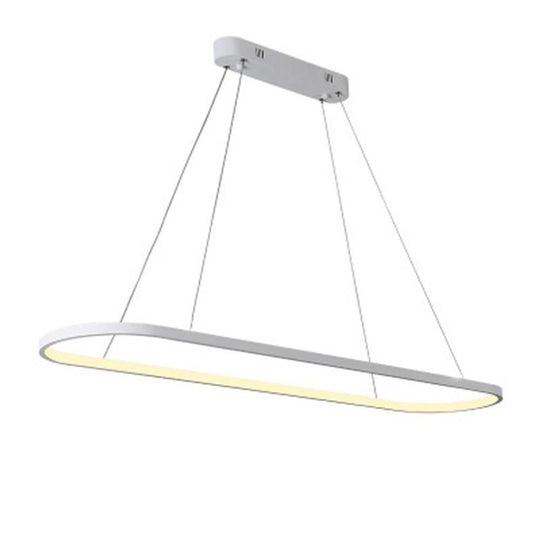 Rounded Rectangle LED Pendant Light for Kitchen