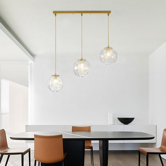 Nordic Artistic Glass Pendant Lighting Globe Pendant Lighting