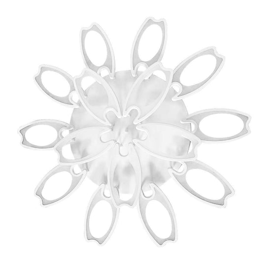 Flower Novelty Dimmable LED Modern Semi-Flush Mount Ceiling Light