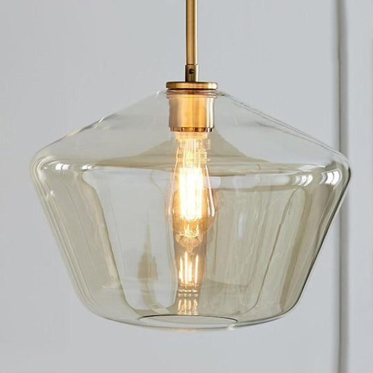 Nordic Classic Copper Glass Pendant Light