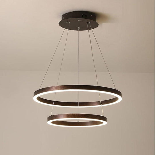 Circle LED Chandelier for Bedroom and Kitchen Ceiling