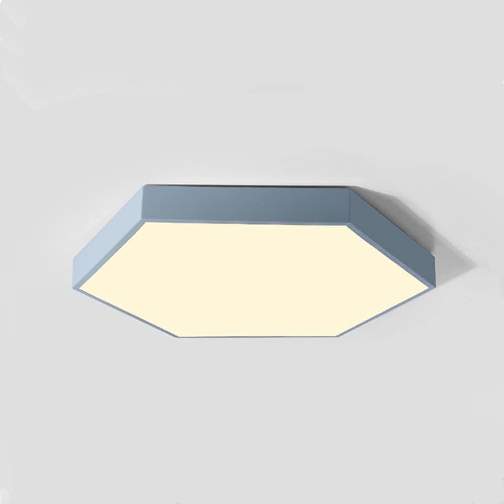 Geometric Hexagon Shaped LED Modern Ceiling Light – Flush Mount