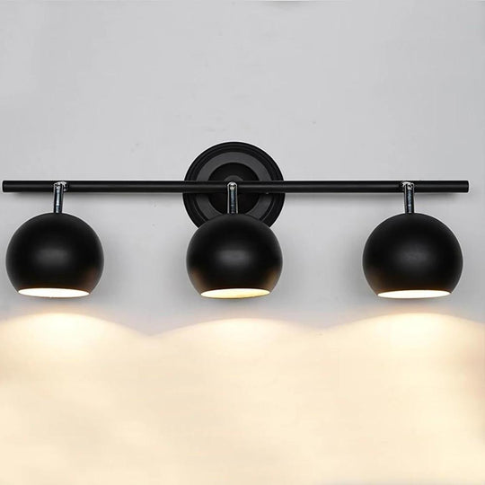 3-Light Bowled Metal Semi-Flush Mount LED Ceiling Light – Modern & Bright