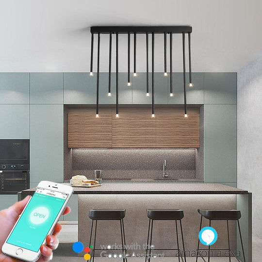 Linear Design – Electroplated Metal LED Wireless Control Ceiling Light