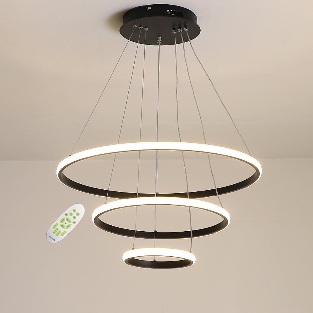 Adjustable Circle Design Dimmable LED Modern Chandelier Ceiling Light