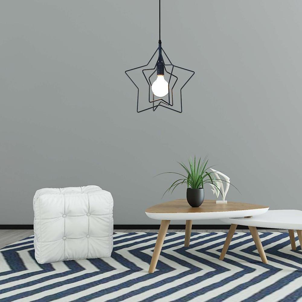 Multiple Star Shaped LED Modern Pendant Light