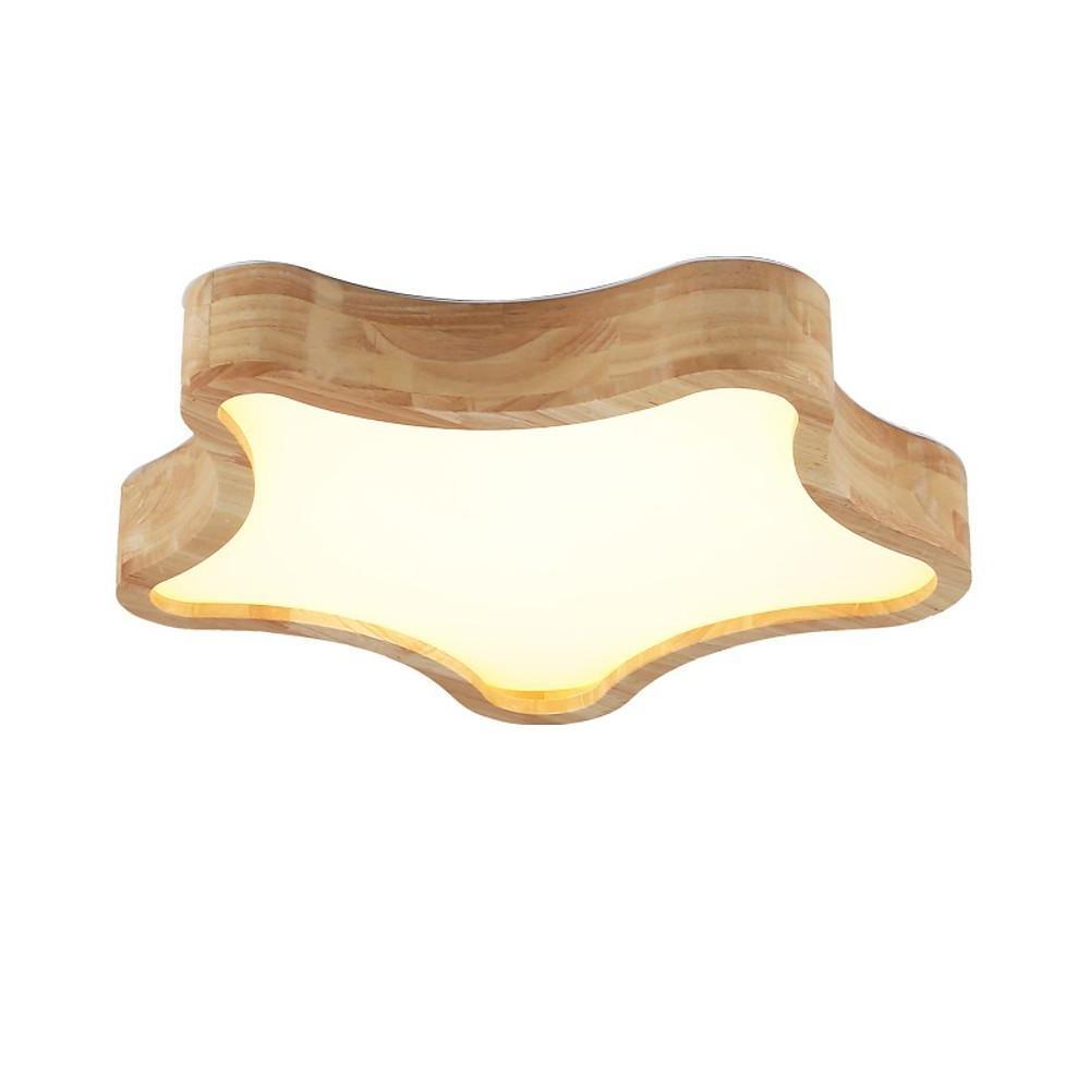 Novelty Rounded Star Flush Mount LED Ceiling Light