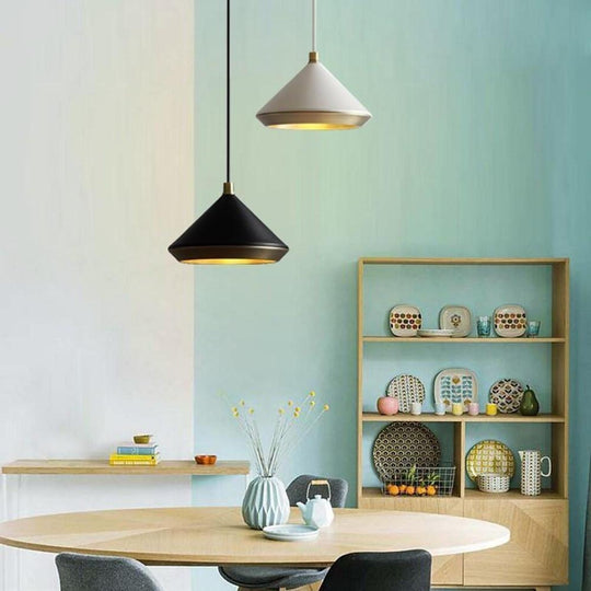 Creative Conical Dome Design Modern Pendant Light Hanging Ceiling Lamp