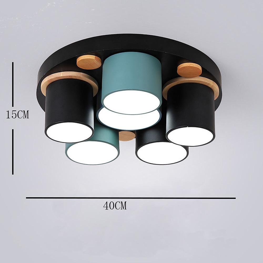 Rounded Cylindrical LED Ceiling Light – Modern Flush Mount Lighting