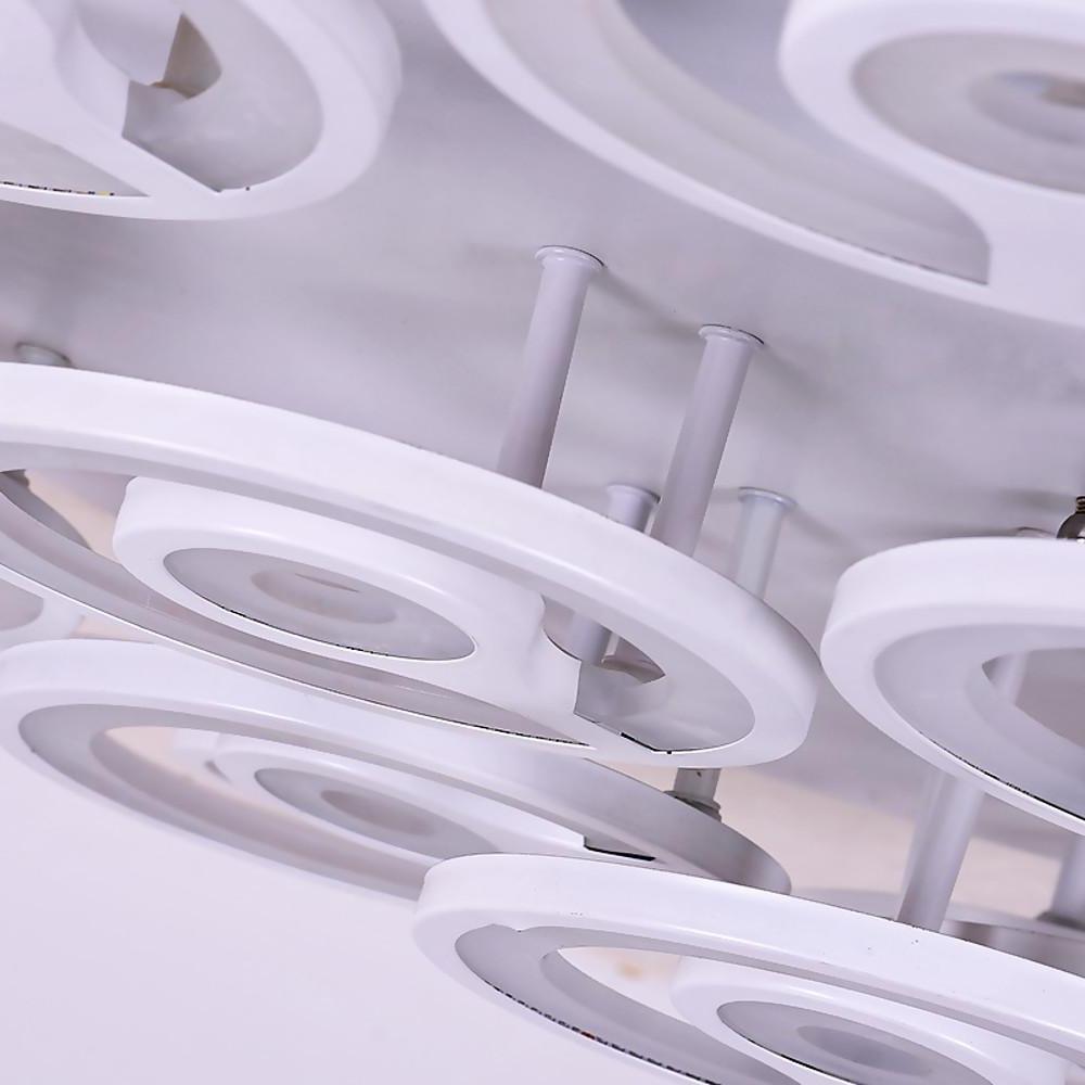 Round Flower Shaped LED Modern Flush Mount Ceiling Light