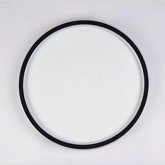 Flush Mount Dome LED Ceiling Light with Minimalist Acrylic Metal Design