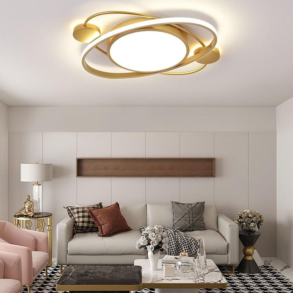 Circular Dimmable LED Nordic Ceiling Light Flush Mount Lighting