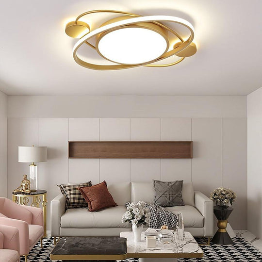 Circular Dimmable LED Nordic Ceiling Light Flush Mount Lighting