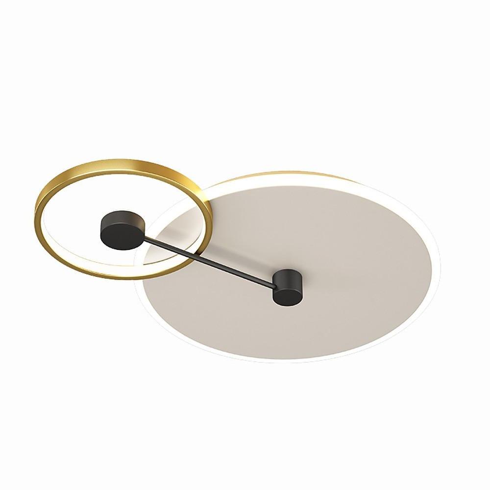 Geometrical Circles Dimmable LED Modern Flush Mount Ceiling Light