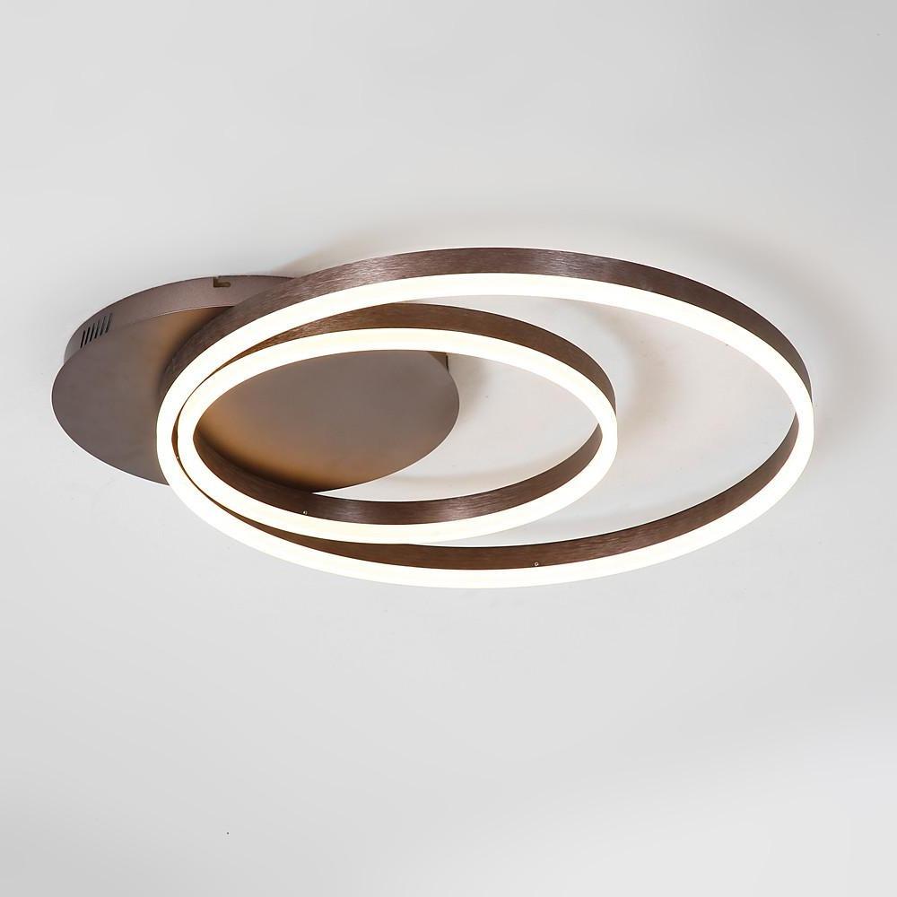 Multi Circles Dimmable LED Modern Flush Mount Ceiling Light