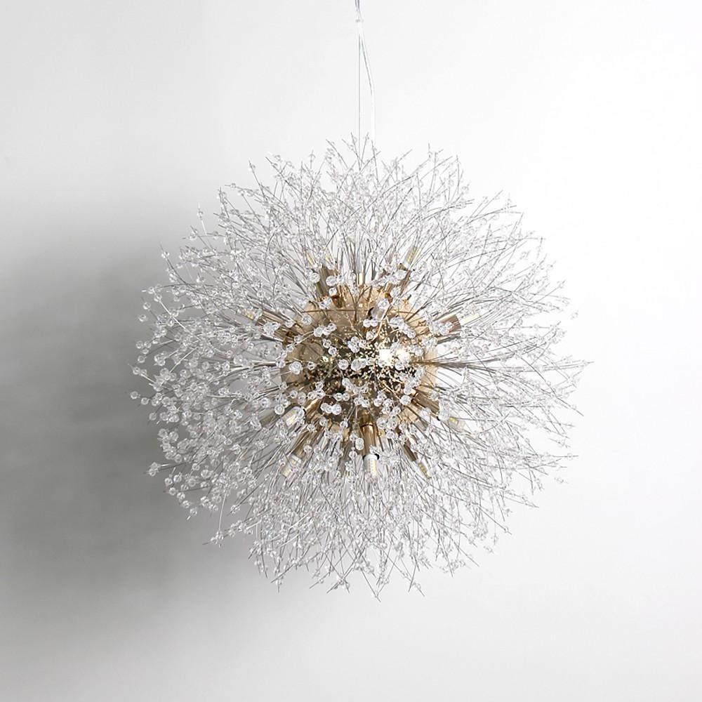 Round Design Crystal Metal LED Antique Chandelier – Kitchen Pendant Lighting