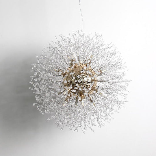Round Design Crystal Metal LED Antique Chandelier – Kitchen Pendant Lighting