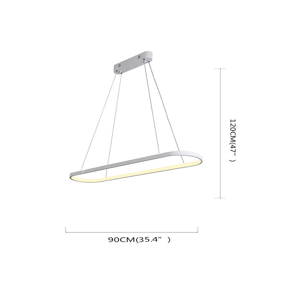 Linear Rectangle Chandelier – LED Dining Room Chandeliers