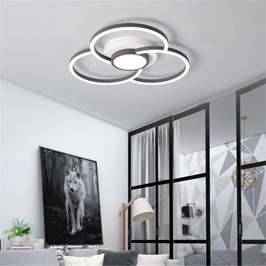 Geometric LED Flush Mount Ceiling Lights
