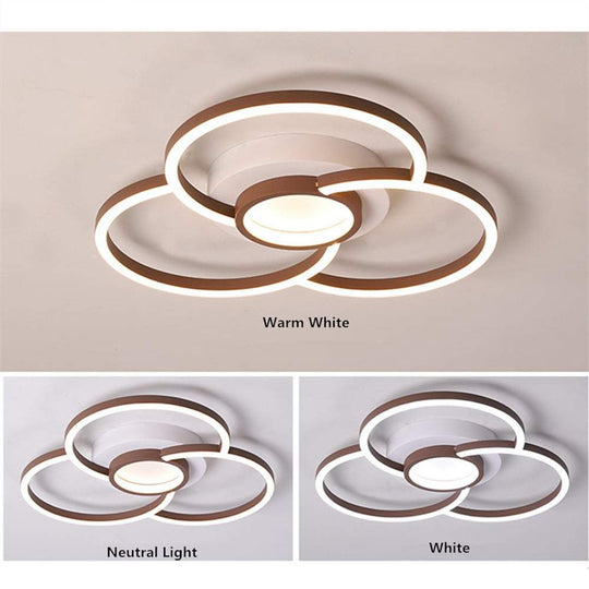Geometric LED Flush Mount Ceiling Lights