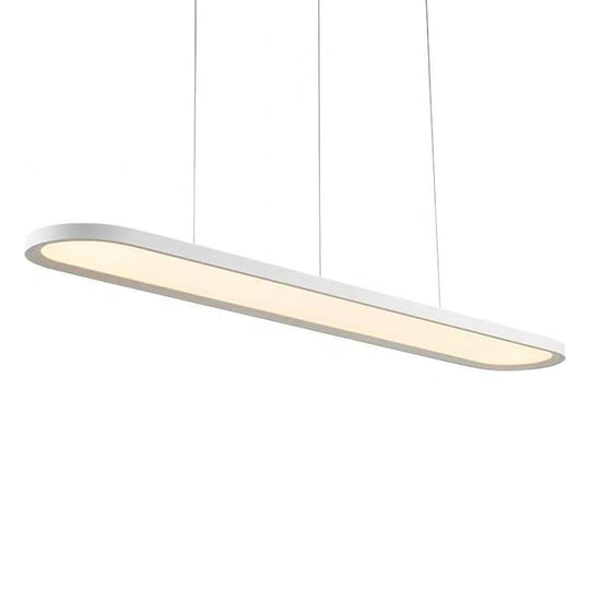 Black White Coffee Oval Shaped LED Modern Ceiling Lights Pendant Lights