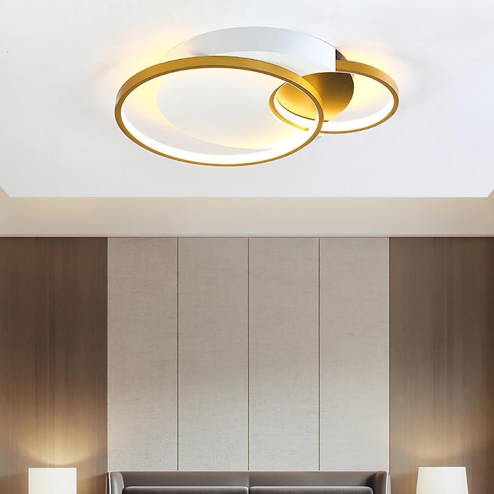 Multiple Square Circular LED Nordic Flush Mount Ceiling Light